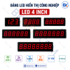 Bảng LED Hiển Thị Công Nghiệp LED 4 Inch BKAIOT hỗ trợ tùy chọn WiFi, MQTT, LoRa, 4G, 0–10V và 4–20mA