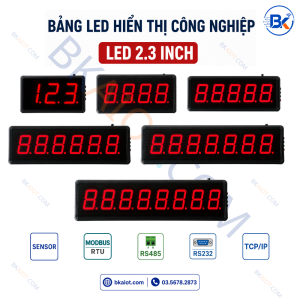 Bảng LED Hiển Thị Công Nghiệp Modbus RS485/TCP IP 2.3 Inch