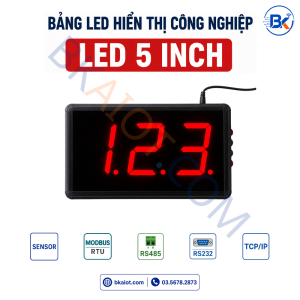 Bảng LED Hiển Thị Công Nghiệp Modbus RS485/TCP IP 5 Inch 9 bang led hien thi cong nghiep led 5 inch 3 so 1